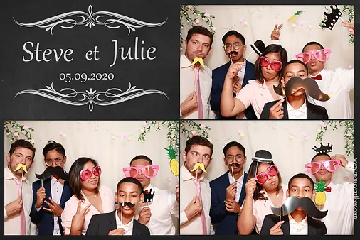 Vue du miroir photobooth premium